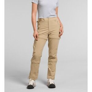 The North Face Bridgeway Zip-Off  Hiking Pants‎ Khaki Outdoor Womens 10